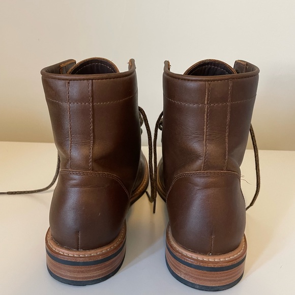 Nisolo Amalia All-Weather lace-up leather ankle boot in brown size 6.5 - Picture 5 of 12